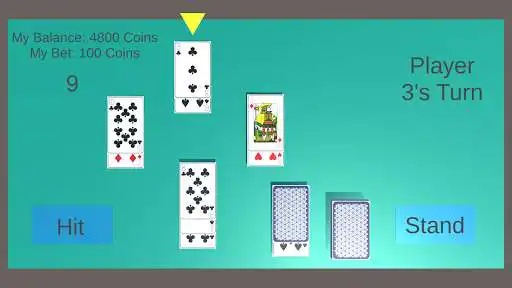 Play My Blackjack - 21 as an online game My Blackjack - 21 with UptoPlay