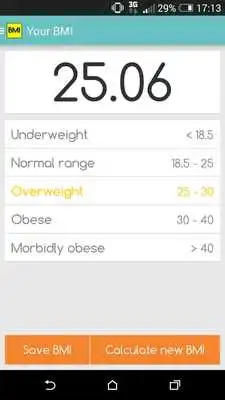 Play My BMI (Body Mass Index)