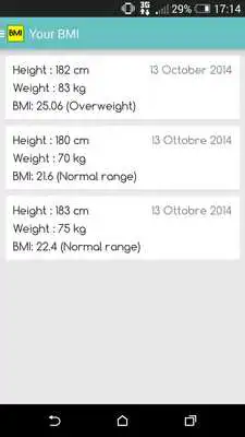 Play My BMI (Body Mass Index)