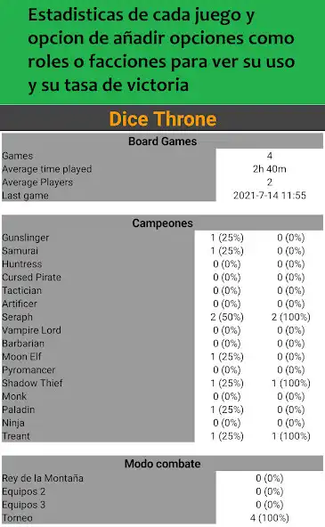Play My Board Game Stats  and enjoy My Board Game Stats with UptoPlay