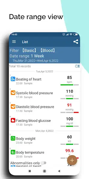 Play MyBodyLog - Health index notes as an online game MyBodyLog - Health index notes with UptoPlay