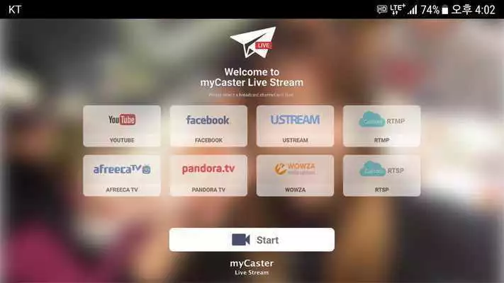 Play myCaster Live Stream