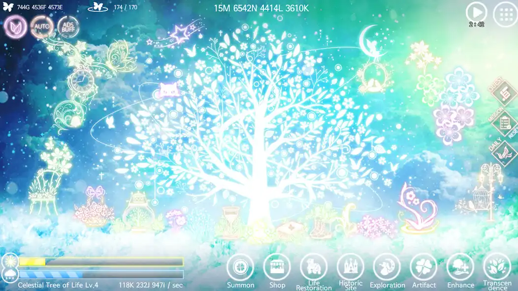 Play My Celestial Tree VIP - Unique Beautiful Game as an online game My Celestial Tree VIP - Unique Beautiful Game with UptoPlay