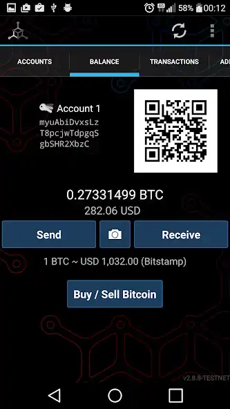 Play Mycelium Testnet Wallet as an online game Mycelium Testnet Wallet with UptoPlay