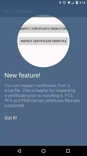 Play My Certificates