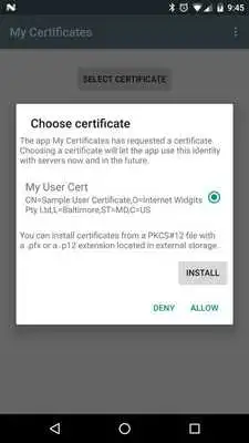 Play My Certificates