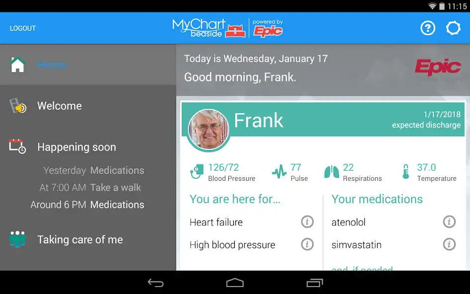 Play MyChart Bedside as an online game MyChart Bedside with UptoPlay