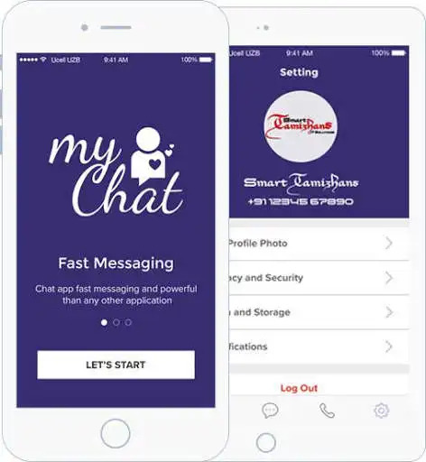 Play My Chat - Private Chat Application demo
