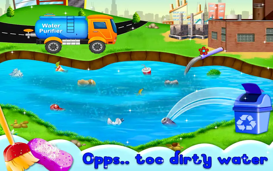Play My City Cleaning Waste Recycle as an online game My City Cleaning Waste Recycle with UptoPlay