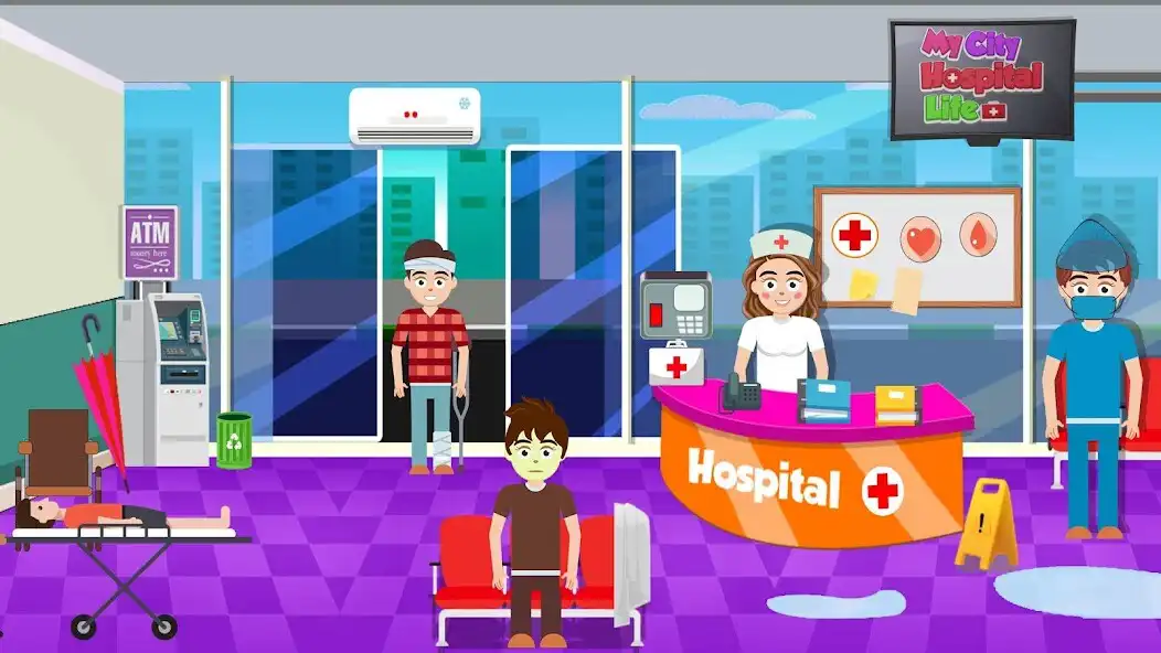 Play My City Hospital Doctor Life as an online game My City Hospital Doctor Life with UptoPlay