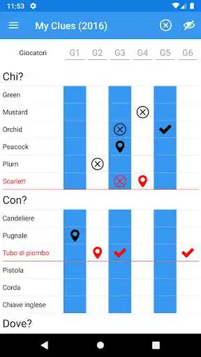 Play My Clues - Cluedo notepad as an online game online My Clues - Cluedo notepad with UptoPlay com.mani.MyClues Play My Clues - Cluedo notepad as an online game My Clues - Cluedo notepad with UptoPlay