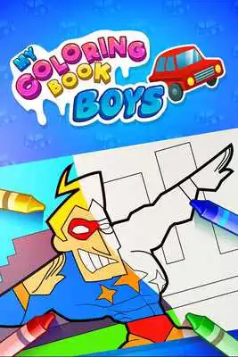 Play My Coloring Book: Boys - Drawing Game
