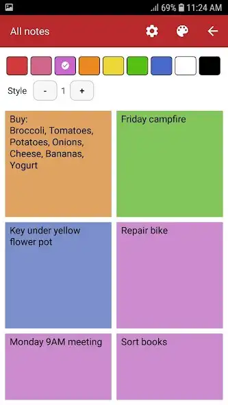 Play My Color Notes as an online game My Color Notes with UptoPlay