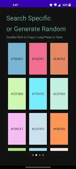 Play myColors - Color Generator as an online game myColors - Color Generator with UptoPlay