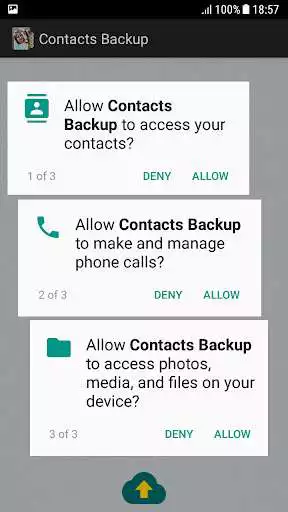 Play My Contacts Backup as an online game My Contacts Backup with UptoPlay