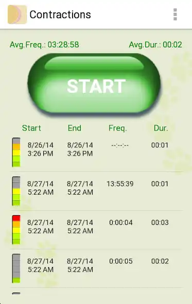 Play My Contractions Tracker as an online game My Contractions Tracker with UptoPlay