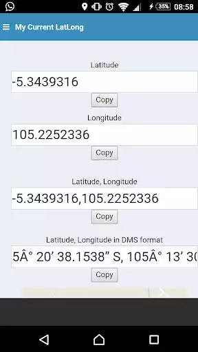 Play My Current Latitude Longitude