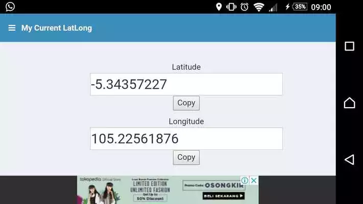 Play My Current Latitude Longitude