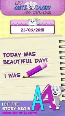 Play My Cute Diary App with Lock