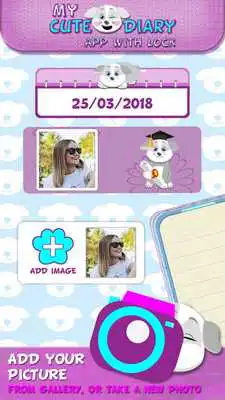 Play My Cute Diary App with Lock
