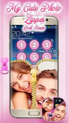 Play My Cute Photo Zipper Lock