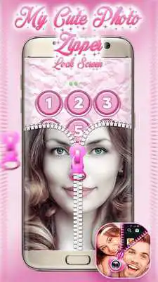Play My Cute Photo Zipper Lock