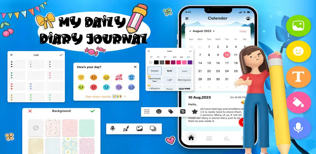 Play My Daily Diary Journal  and enjoy My Daily Diary Journal with UptoPlay