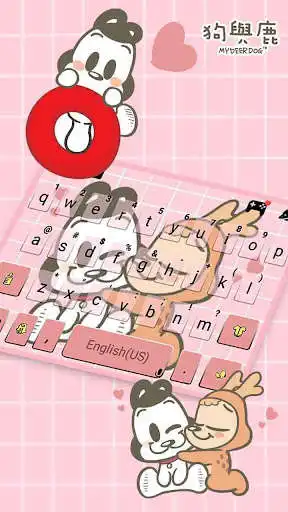 Play Mydeerdog Keyboard Theme as an online game Mydeerdog Keyboard Theme with UptoPlay