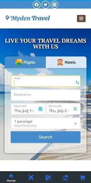 Play Mydentravel -  TRAVEL DREAMS  and enjoy Mydentravel -  TRAVEL DREAMS with UptoPlay