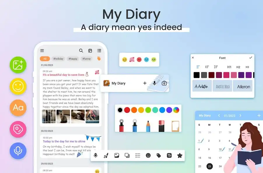 Play My Diary - journal diary  and enjoy My Diary - journal diary with UptoPlay