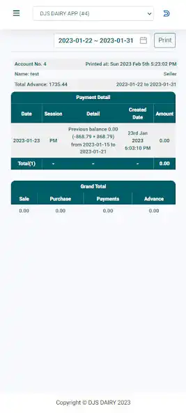 Play My DJS DAIRY: Customer App as an online game My DJS DAIRY: Customer App with UptoPlay