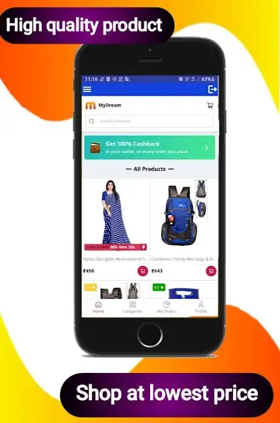 Play MyDream- Online shopping app as an online game MyDream- Online shopping app with UptoPlay