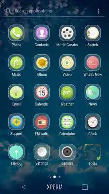 Play My dream Xperia theme