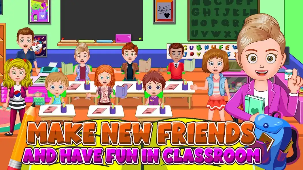 Play My FamilyTown City High School as an online game My FamilyTown City High School with UptoPlay