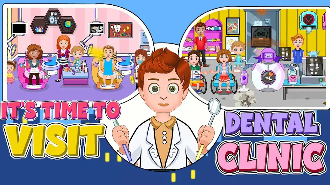 Play My Family Town Dentist Clinic as an online game My Family Town Dentist Clinic with UptoPlay