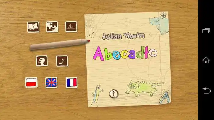 Play My First ABC. Word Games En-Fr