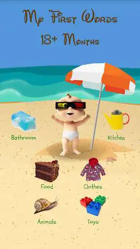 Play My First Words: Baby learning apps for 1 year old  and enjoy My First Words: Baby learning apps for 1 year old with UptoPlay