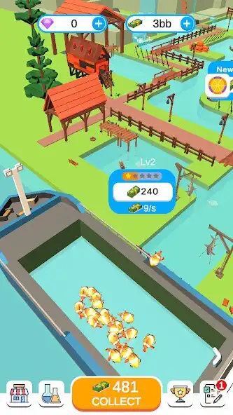 Play My Fishery Idle as an online game My Fishery Idle with UptoPlay