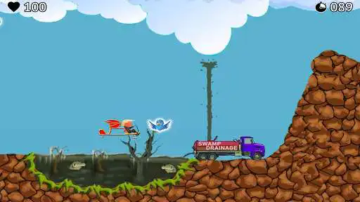 Play My Flappy President as an online game My Flappy President with UptoPlay