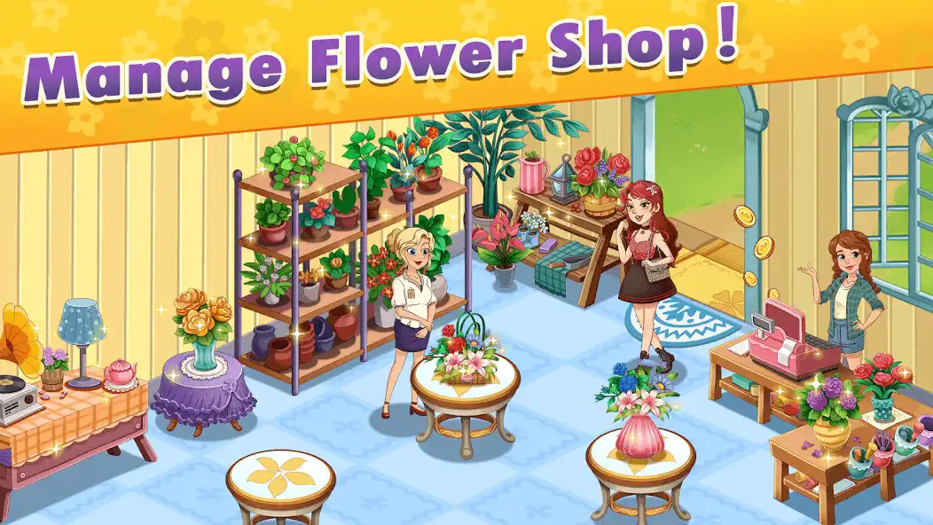 Play My Flower Shop-Design Dressup as an online game My Flower Shop-Design Dressup with UptoPlay