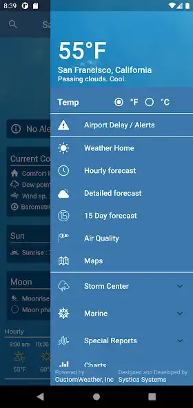 Play MyForecast - Powered by CustomWeather, Inc. as an online game MyForecast - Powered by CustomWeather, Inc. with UptoPlay