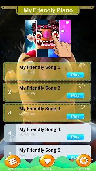 Play My Friendly Piano Music tiles  and enjoy My Friendly Piano Music tiles with UptoPlay