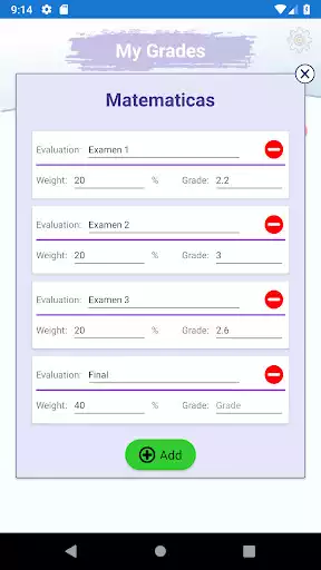 Play MyGrades as an online game MyGrades with UptoPlay