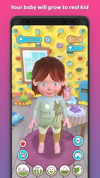 Play My Growing Baby as an online game My Growing Baby with UptoPlay