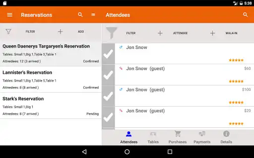 Play MyGuestlist Manager as an online game MyGuestlist Manager with UptoPlay
