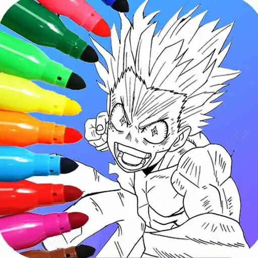 Play MY Hero Academia Coloring book APK
