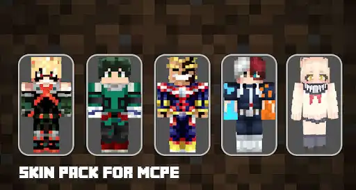 Play My Hero Academia Skin for MCPE  and enjoy My Hero Academia Skin for MCPE with UptoPlay