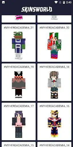 Play MyHero Academia Skins for Minecraft and enjoy MyHero Academia Skins for Minecraft with UptoPlay Play MyHero Academia Skins for Minecraft and enjoy MyHero Academia Skins for Minecraft with UptoPlay