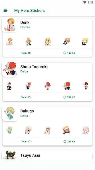 Play My Hero Stickers for WSP and enjoy My Hero Stickers for WSP with UptoPlay Play My Hero Stickers for WSP and enjoy My Hero Stickers for WSP with UptoPlay