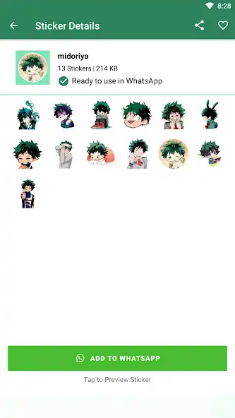 Play My Hero Stickers for WSP as an online game online My Hero Stickers for WSP with UptoPlay Play My Hero Stickers for WSP as an online game My Hero Stickers for WSP with UptoPlay